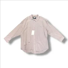 参考上代23,100円 未使用 MAISON SPECIAL 2WAY Asymmetry Prime-Over Shirt プライムオーバーシャツ 長袖シャツ メゾンスペシャル 11241311215 パープル系 1 （585MG）のサムネイル
