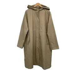 LANVIN en Bleu(ランバンオンブルー) コート サイズ38 M レディース美品  - ベージュ 長袖/ロング丈/中綿/秋/冬のサムネイル