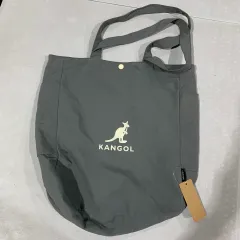 カンゴール ビックロゴ ナイロン エコー ボタン トートバッグ グレー ヴィンテージ バッグのサムネイル