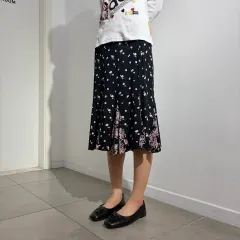 ANNA SUI アナスイ フローラル 花 フレア スカートのサムネイル
