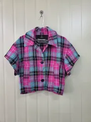 VIVIENNE WESTWOOD ヴィヴィアン・ウエストウッド リネン CHECK ジャケット 38のサムネイル