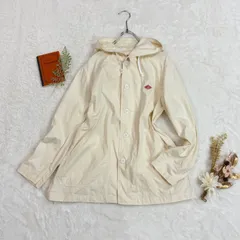 日本製 DANTON ダントン フーデッド ジャケット パーカ オフホワイト コットン ロゴ刺繍 レディースのサムネイル