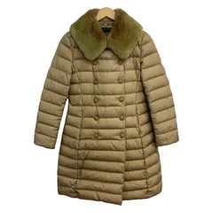 UNITED ARROWS(ユナイテッドアローズ) ダウンコート サイズ38 M レディース - ベージュ 長袖/ファー（レッキスラビット）取り外し可/冬のサムネイル