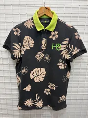 HYDROGEN（ハイドロゲン）ボタニカル柄　半袖ポロシャツ　S 2607-080のサムネイル