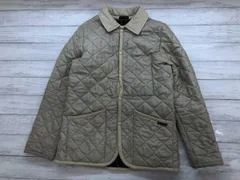 イングランド英国製 メンズビギ Men's Bigi ラベンハム Lavenham トラッド パイピング キルティング ジャケット ベージュ 02 メンズのサムネイル