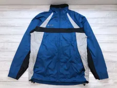 コロンビア Columbia アウトドア 配色切替 ジップアップ ジャケット 薄手 青 S メンズ 裏地メッシュのサムネイル