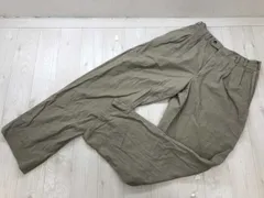 Papas パパス トラッド ヘリンボーン ツータック リネン混合 テーパードパンツ ボトムス ベカーキ M メンズ 綿75% レーヨン17% 麻8% 日本製のサムネイル