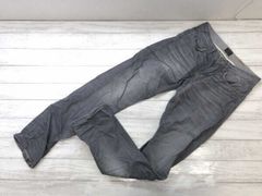 エスオリバー s.Oliver 00s ネオグランジ インディースリーズ 古着 スリム ストレート ツイル デニムパンツ ボトムス メンズ 30 グレー