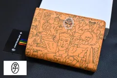 新品 カステルバジャック ガルニエ 馬革/牛革 ２つ折り財布 076614 オレンジ イケテイ IKETEI 76614のサムネイル