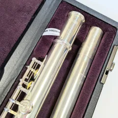 <全タンポ交換済み 美品>フルート ヤマハ YFL-312 頭部管銀製モデル 純正ケース・ケースカバー付属 メンテナンス良好品 YAMAHA FLUTE YFL312のサムネイル