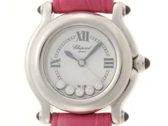 Chopard ショパール ハッピースポーツ 27/8245-23 腕時計 ステンレススチール/鰐革 5Pダイヤモンドホワイト文字盤 クオーツ レディース【中古】472のサムネイル