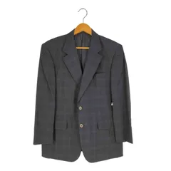 バーバリーロンドン BURBERRY LONDON キッドモヘヤ ウールシルク シアサッカー 背抜き 2Bテーラードジャケット メンズ  AR4のサムネイル