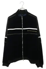 クロムハーツ  VELVET TRACKSUIT JACKET ロゴ刺繍ベロアトラックジップブルゾン メンズ XLのサムネイル