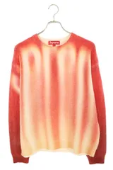シュプリーム  23AW  Blurred Logo Sweater ロゴデザインウールナイロンニット メンズ Sのサムネイル