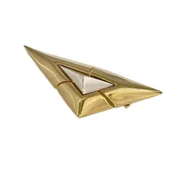 pierre cardin(ピエールカルダン) ブローチ美品  - ゴールド×シルバーのサムネイル
