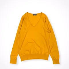 JOHN SMEDLEY / Vネックハイゲージニット 参考定価：40,000程度 SIZE:Lのサムネイル