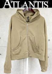 【在庫処分大セール！】 entire studios 新宿店 エンタイア スタジオ ジップアップ パーカー メンズ size:S カーキ系 31460のサムネイル