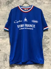 KK451 ルコックスポルティフ le coq sportif 半袖 Tシャツ サイクルジャージ 青 Oのサムネイル
