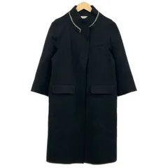 PRADA(プラダ) コート サイズ38 S レディース美品  - 黒×ライトグレー 七分袖/秋/冬のサムネイル