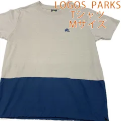 ロゴスパーク LOGOS Park 半袖Tシャツ M ベージュ ネイビー #26-0333のサムネイル