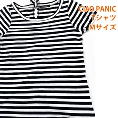 CIAOPANIC バックリボン ボーダー 半袖Tシャツ 黒白 M #26-0365のサムネイル