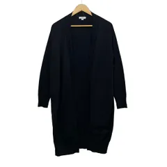 HYKE(ハイク) カーディガン サイズ1 S レディース美品  - 231-11321 黒 長袖/ロング丈のサムネイル