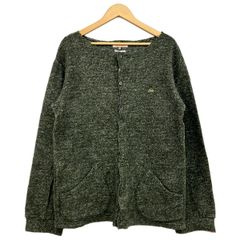 SOU・SOU(ソウソウ) ブルゾン サイズXL メンズ - ダークグリーン×グレー 長袖/ニット/春/秋/Le coq sportifコラボ