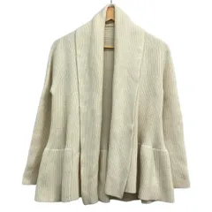 FOXEY(フォクシー) カーディガン レディース美品  - 34901 アイボリー 長袖/ロング丈のサムネイル