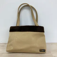 MICHIKO LONDON KOSHINO トートバッグ/ハンドバッグ ベージュ×ブラウン ボア切替 ミチコロンドンコシノ[OE00136]のサムネイル