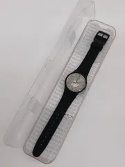 Swatch　スウォッチ 腕時計 007モデル 黒×シルバー クオーツ 美品 不動 【A】のサムネイル