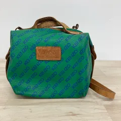KENZO/ケンゾー ハンドバッグ/ショルダーバッグ 2WAY グリーン×ブルー 総柄ロゴ[OE00167]のサムネイル