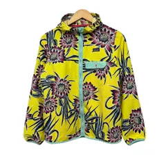 Patagonia(パタゴニア) ブルゾン サイズXXL XL レディース美品  - イエロー×ライトグリーン×マルチ 長袖/花柄/ジップアップ/春/秋のサムネイル