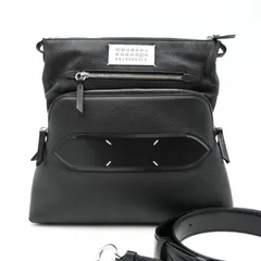 Maison Margiela（メゾンマルジェラ）5AC ショルダーバッグ ブラック レザー 2WAY クロスボディ シルバー金具 ユニセックス 【中古】のサムネイル