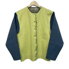 BALENCIAGA(バレンシアガ) カーディガン サイズ38 M レディース美品  312416 T3056 ライトイエロー×ブルーグレー 長袖のサムネイル