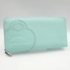 TIFFANY & Co.（ティファニー）リターン トゥ ティファニー ラウンドファスナー長財布 ロングウォレット ティファニーブルー レザー シルバー金具 レディース 【中古】のサムネイル