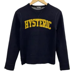 HYSTERIC GLAMOUR(ヒステリックグラマー) 長袖セーター サイズS メンズ ダークネイビー×イエロー クルーネックのサムネイル
