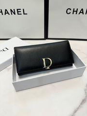 [오늘 특가]Dior 여성 지갑, 블랙, 고급 가죽 사용, 실용적이고 세련된 디자인! [오늘 특가 | 신품 미사용품]