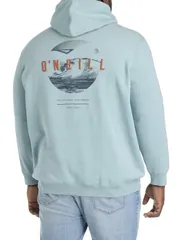 オニール メンズ アウター パーカー・スウェットール ONeill Big Tall Surf Sesh Classic Hoodie Stone Blue ブルーのサムネイル