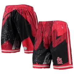 ミッチェルネス メンズ ボトムス ハーフパンツ・ショーツ ショートパンツ Mens Mitchell Ness Red St Louis Cardinals Hyper Hoopshorts Redのサムネイル