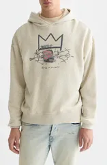 スコッチアンドソーダ メンズ アウター パーカー・スウェット グラフィック Scotch Soda Basquiat Artwork Graphic Hoodie Oatmeal オートミールのサムネイル