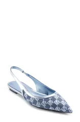 ダナ キャラン ニューヨーク レディース シューズ パンプス DKNY Millbury Slingback Pointed Toe Flat Periwinkleのサムネイル