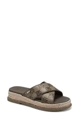 ダナ キャラン ニューヨーク レディース シューズ ヒール サンダル DKNY Berris Cross Band Slide Sandal Chinoのサムネイル