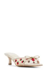 アルド レディース シューズ ヒール サンダル ALDO Begoniaa Kitten Heel Slide Sandal Cream クリームのサムネイル