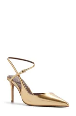 アルド レディース シューズ ヒール アンクル ALDO Kymmberly Ankle Strapointed Toe Pump Gold ゴールドのサムネイル