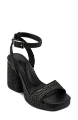 ダナ キャラン ニューヨーク レディース シューズ ヒール サンダル アンクル DKNY Scotiankle Strap Sandal Black ブラックのサムネイル