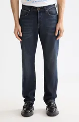 スコッチアンドソーダ メンズ ボトムス デニムパンツ ジーンズ Scotch Soda The Zee Straight Fit Jeans Paint It Blauwのサムネイル