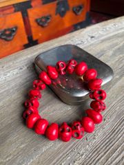 ヴィンテージ vendomeboutique 赤珊瑚 ブレスレット バングル | Mercari