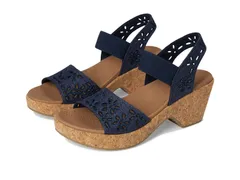 スケッチャーズ レディース シューズ ヒール SKECHERS Brystol Beach Bliss Navy ネイビーのサムネイル