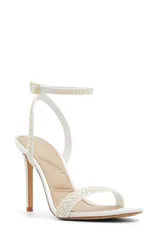 アルド レディース シューズ サンダル アンクル ALDO Perleankle Strap Sandal White ホワイトのサムネイル
