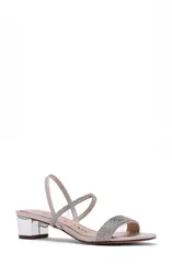ニナ レディース シューズ ヒール サンダル Nina Gwenda Slingback Sandal Platinoのサムネイル